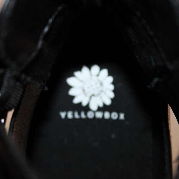 Yellowbox Strappy Black Booties medium‎ heel Size 8 - Picture 8 of 8